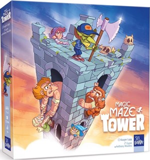 2!SDGMMZT01 Magic Maze Tower Board Game published by Sit Down Games