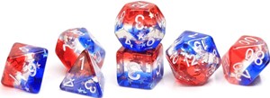 2!SDZ000505 Star Spangled Banner Polyhedral Dice Set published by Sirius Dice