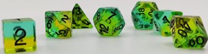 SDZ000507 Mojito Polyhedral Dice Set published by Sirius Dice
