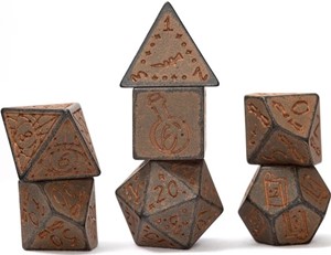 SDZ002303 Granite Illusory Stone Polyhedral Dice Set published by Sirius Dice