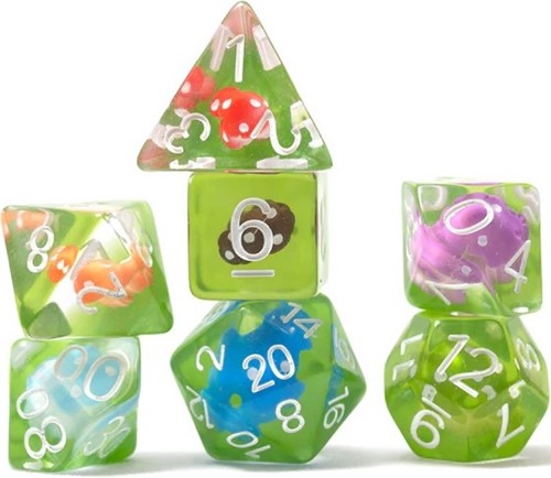 SDZ002401 Mushroom Village Polyhedral Dice Set published by Sirius Dice