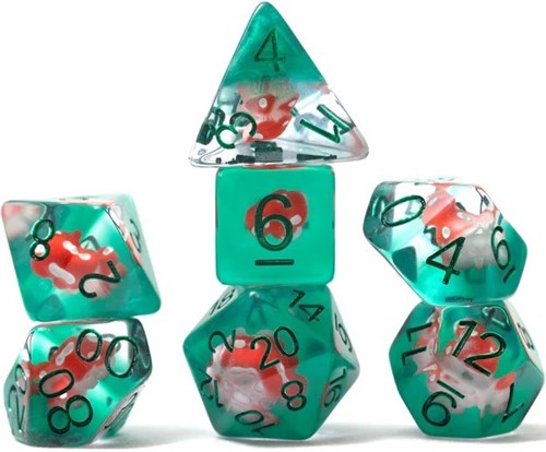 SDZ002403 Power Mushroom Polyhedral Dice Set published by Sirius Dice