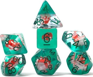 SDZ002403 Power Mushroom Polyhedral Dice Set published by Sirius Dice