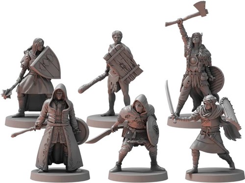 SFDSRPG007 Dark Souls RPG: Unkindled Heroes Miniatures Pack 2 published by Steamforged Games