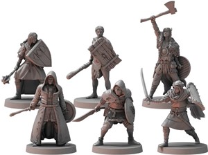 2!SFDSRPG007 Dark Souls RPG: Unkindled Heroes Miniatures Pack 2 published by Steamforged Games