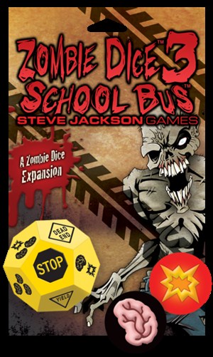 SJ131334 Zombie 3 Dice Game: School Bus published by Steve Jackson Games