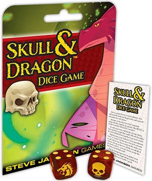 2!SJ131358 Skull And Dragon Dice Game published by Steve Jackson Games