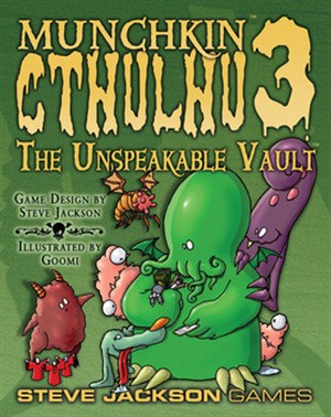 SJ1455 Munchkin Cthulhu Card Game 3: The Unspeakable Vault (Colour Edition) published by Steve Jackson Games