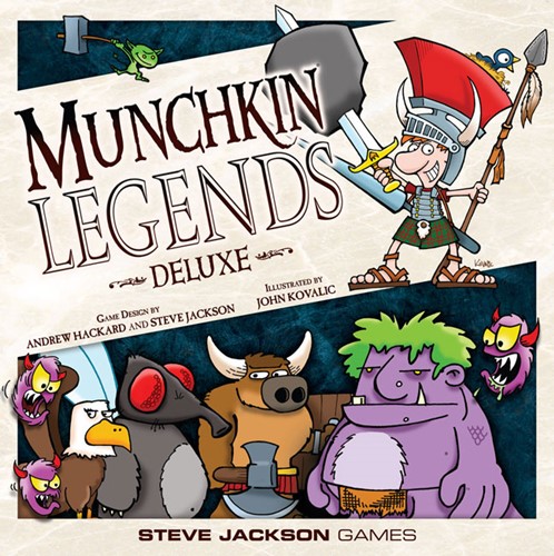 SJ1512 Munchkin Legends Deluxe Card Game published by Steve Jackson Games