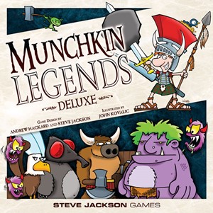 SJ1512 Munchkin Legends Deluxe Card Game published by Steve Jackson Games