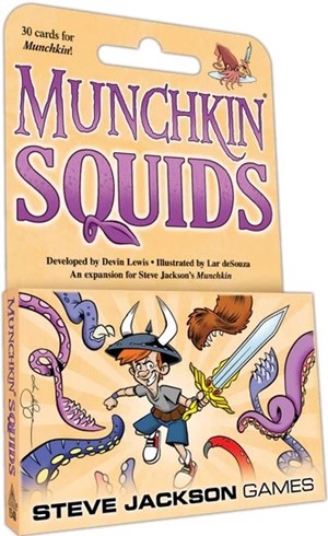 SJ1548 Munchkin Card Game: Squids Expansion published by Steve Jackson Games