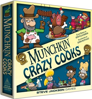2!SJ1567 Munchkin Crazy Cooks Card Game published by Steve Jackson Games