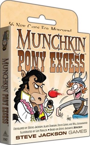 2!SJ1587 Munchkin Card Game: Pony Excess Expansion published by Steve Jackson Games