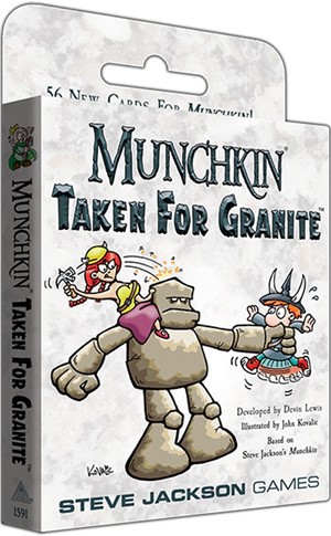 SJ1591 Munchkin Card Game: Taken For Granite Expansion published by Steve Jackson Games