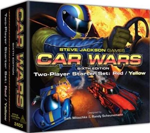 2!SJ2405 Car Wars Board Game: Sixth Edition: Two-Player Starter Set: Red / Yellow published by Steve Jackson Games