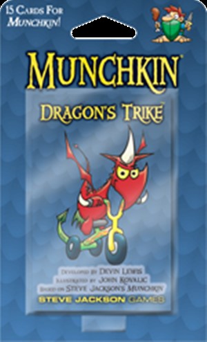 SJ4251 Munchkin Card Game: Dragons Trike Expansion published by Steve Jackson Games