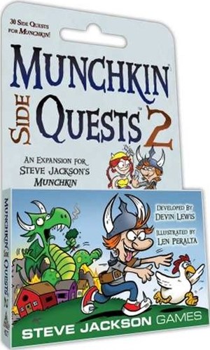 SJ4277 Munchkin Card Game: Side Quests 2 Expansion published by Steve Jackson Games