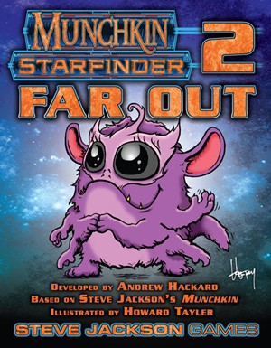 SJ4472 Munchkin Starfinder Card Game: 2 Far Out Expansion published by Steve Jackson Games
