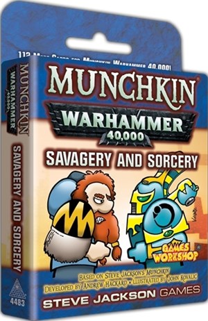 SJ4483 Munchkin Card Game: Warhammer 40,000 Savage And Sorcery Expansion published by Steve Jackson Games