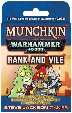 SJ4489 Munchkin Card Game: Warhammer 40,000 Rank And Vile Expansion published by Steve Jackson Games
