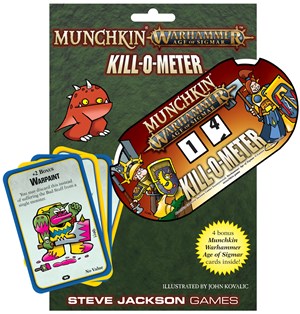 SJ5557 Munchkin Card Game: Warhammer Age Of Sigmar Kill-O-Meter published by Steve Jackson Games