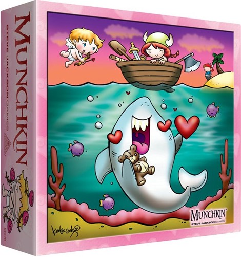 SJ5608 Munchkin Valentines Day Monster Box (Katie Cook) published by Steve Jackson Games