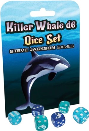 2!SJ590010 Killer Whale D6 Dice Set published by Steve Jackson Games