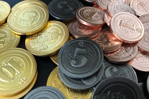 50 Industrial Metal Coins