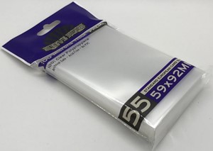 2!SKS9904 55 x Premium Standard European Card Sleeves (59mm x 92mm) published by Sleeve Kings