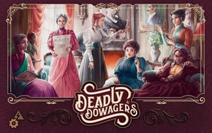 2!SPK2031EN Deadly Dowagers Board Game published by Sparkworks