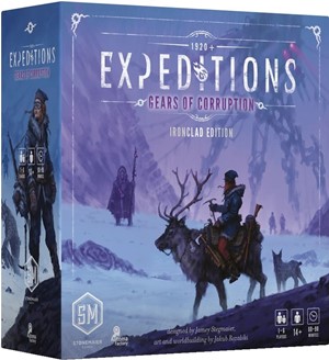 STM667 Expeditions Board Game: Gears Of Corruption Expansion: Ironclad Edition published by Stonemaier Games