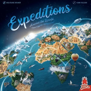 2!SUMEXP Expeditions Around The World Board Game published by Super Meeple