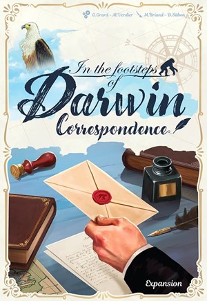 2!SWFDARE In The Footsteps Of Darwin Board Game: Correspondence Expansion published by Sorry We Are French