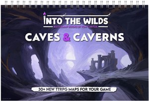 2!TCITW01004 Into The Wilds Battlemap Book: Volume 2: Caves And Caverns published by Tom Cartos