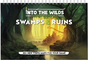 2!TCITW01006 Into The Wilds Battlemap Book: Volume 2: Swamps And Ruins published by Tom Cartos