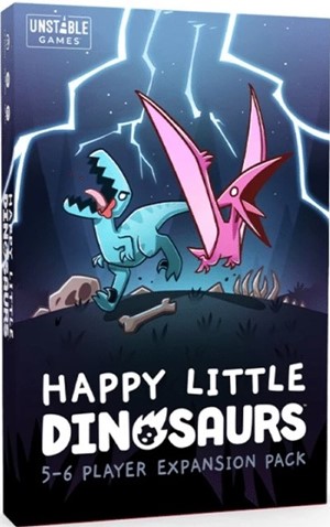 TEE5565UUEXP1 Happy Little Dinosaurs Card Game: 5-6 Player Expansion published by TeeTurtle
