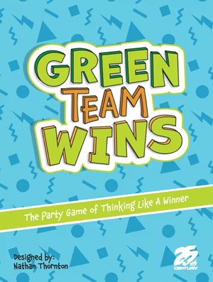 TFC29000 Green Team Wins Card Game published by 25th Century Games
