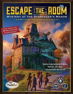 2!TFU07351 Escape The Room Game: Mystery At The Stargazer's Manor published by ThinkFun