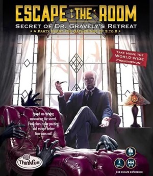 2!TFU07352 Escape The Room Game: Secret Of Dr Gravely's Retreat published by ThinkFun