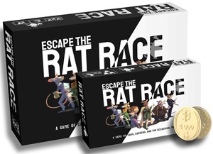 TG2545 Escape The Rat Race Card Game: Deluxe Edition published by Treesap Games