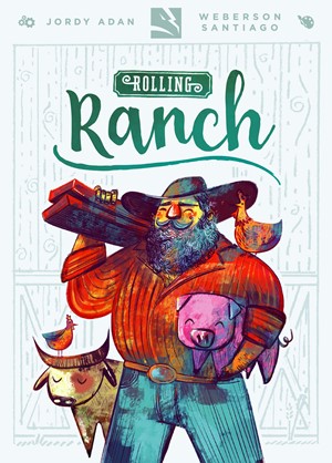 TGRREV01 Rolling Ranch Board Game published by Thundergryph Games