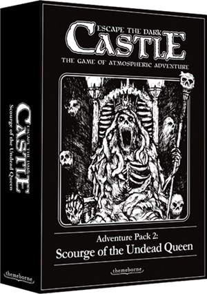 THETBL012 Escape The Dark Castle Board Game Adventure Pack 2: Scourge Of The Undead Queen published by Themeborne
