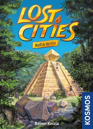 THK680589 Lost Cities Board Game: Roll And Write published by Kosmos Games 