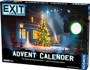 2!THK683010 EXIT Card Game: Advent Calendar: The Missing Hollywood Star published by Kosmos Games