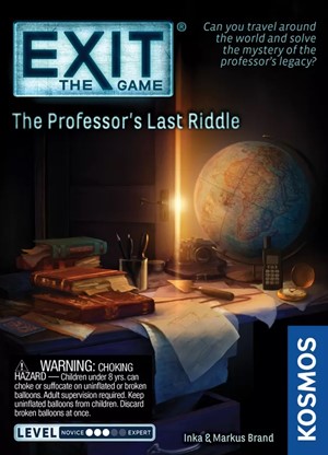 2!THK692864 EXIT Card Game: The Professor's Last Riddle published by Kosmos Games