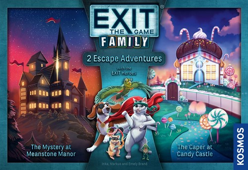 THK692885 EXIT Card Game: Family Heroes: 2 Escape Adventures published by Kosmos Games