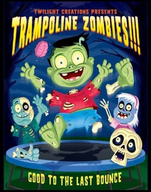 TLC4003 Trampoline Zombies Card Game published by Twilight Creations