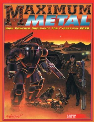 TRGCP3191 Cyberpunk 2020 RPG: Maximum Metal published by R Talsorian Games