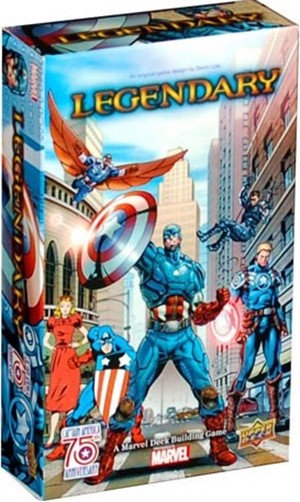 UD85210 Legendary: Marvel Deck Building Game: Captain America 75th Expansion published by Upper Deck