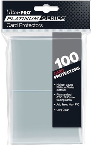 UP15221 Ultra-Pro 100 x Platinum Series Card Protectors 2.5 inch X 3.5 inch published by Ultra Pro